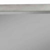 Mid Century Modern Rectangular Molded Mirror with Wooden Frame, Gray