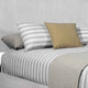 Mid Century Modern Wooden California King Bed with Round Legs, Gray