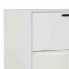 Drop Down Top 2 Door Bar Cabinet with Splayed Legs, White