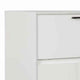Drop Down Top 2 Door Bar Cabinet with Splayed Legs, White