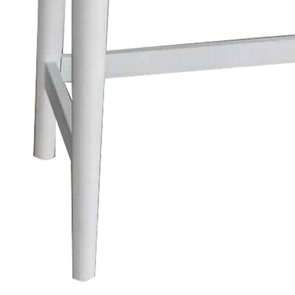 2 Drawer Vanity Desk with Flip Top Mirror and Storage Compartment, White