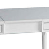 2 Drawer Vanity Desk with Flip Top Mirror and Storage Compartment, White