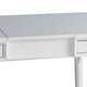 2 Drawer Vanity Desk with Flip Top Mirror and Storage Compartment, White