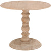 Dining Table | 36" Round | Turned Pedestal Base | Brown