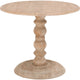 Dining Table | 36" Round | Turned Pedestal Base | Brown