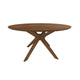 Dining Table | 75" Round | Spider Legs | Brown