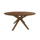Dining Table | 75" Round | Spider Legs | Brown
