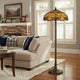 Tiffany Floor Lamp | 2 Bulb | Dragonfly Shade | Multicolor