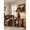 Table Lamp | Resin Bear Body | Twig Shade | 150W | Gray & Brown