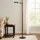 Floor Lamp | 10W LED | Swing Arm | Adjustable | Black