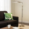 Floor Lamp | Rectangular Metal | Adjustable Pole | White