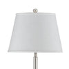 Metal Round 3 Way Floor Lamp with Spider Type Shade Silver By Casagear Home BM225108