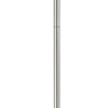 Metal Round 3 Way Floor Lamp with Spider Type Shade Silver By Casagear Home BM225108
