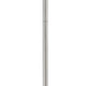 Metal Round 3 Way Floor Lamp with Spider Type Shade Silver By Casagear Home BM225108