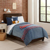Comforter Set | 6 Piece Full | Baseball Print | Blue