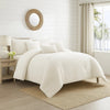 Comforter Set | 7 Piece | Cotton | Queen | Fringe Detail | White