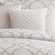 Comforter Set | 9 Piece Queen | Quatrefoil Print | White BM225202