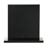 Mirrored Faux Diamond Inlay Accent Decor with LED Silver BM225707