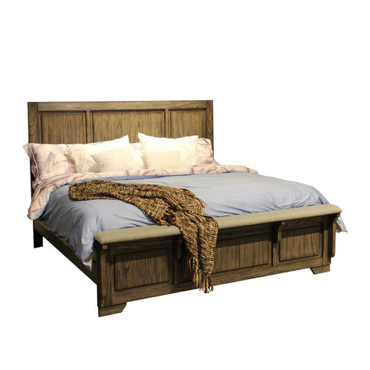 Headboard | King Size | 3 Panel Design | Brown