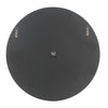 Round Beveled Mirror Frame Wall Clock with Faux diamond Inlay Silver BM225865
