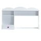 Transitional Wooden Hutch with Two Shelves and Three Drawers White BM225934