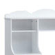 Transitional Wooden Hutch with Two Shelves and Three Drawers White BM225934