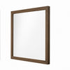 Wall Mirror | Transitional Wood Frame | Grain Detail | Brown