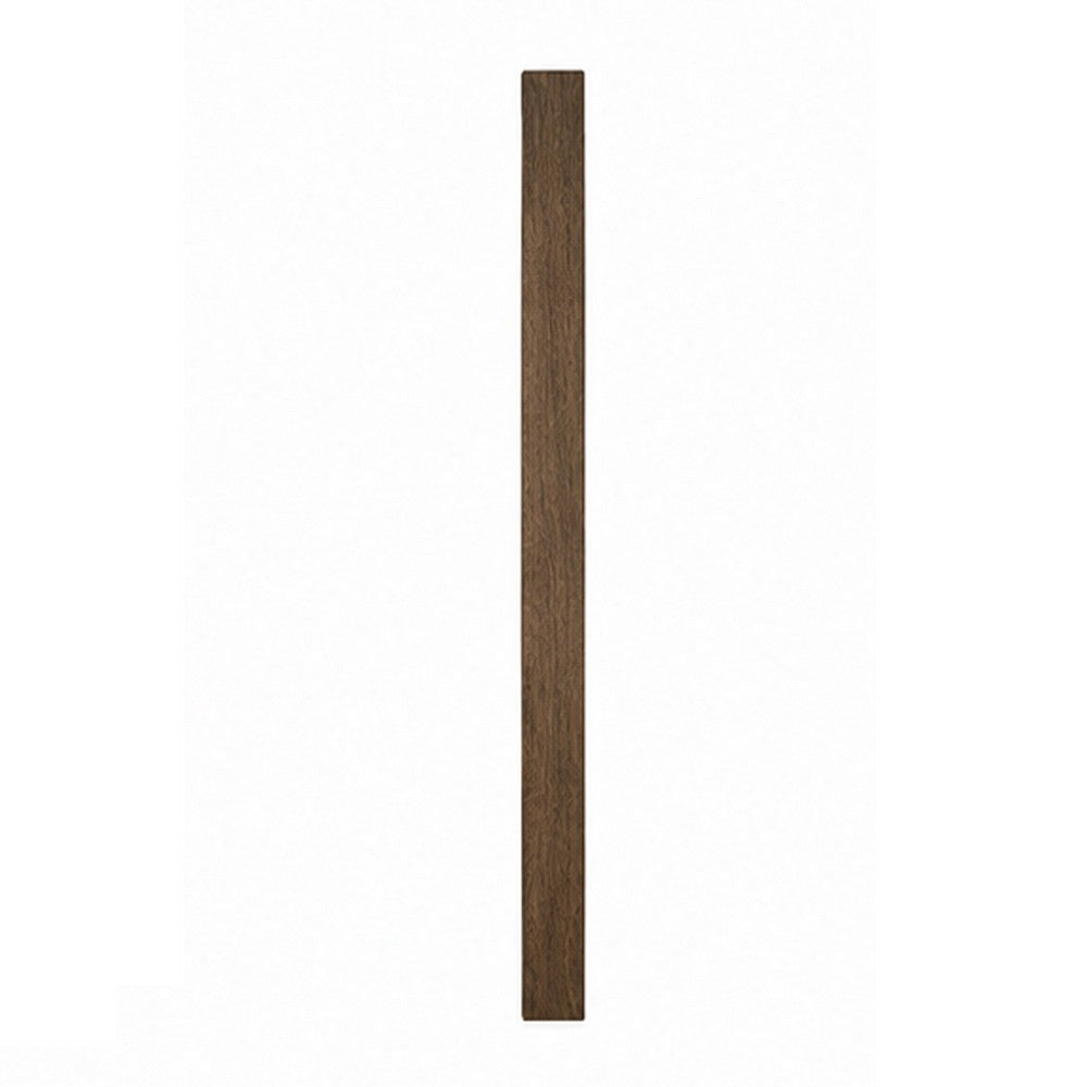Wall Mirror | Transitional Wood Frame | Grain Detail | Brown