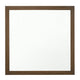 Wall Mirror | Transitional Wood Frame | Grain Detail | Brown