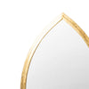 Oval Shape Metal Frame Wall Mirror, Gold By Casagear Home