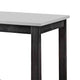 Counter Table | Rectangular Marble Top | Trestle Base | Gray BM226849