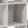 Ashley 9 Cube Wooden Organizer with Grain Details, Washed White