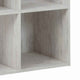 Ashley 9 Cube Wooden Organizer with Grain Details, Washed White