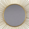 Wall Mirror | Round | Sunburst Design | Gold & Silver
