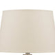 Mercury Glass Table Lamp | Drum Shade | 13" | Gold & Beige