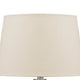 Mercury Glass Table Lamp with Drum Shade Gold and Beige By Casagear Home BM227212