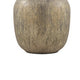 Mercury Glass Table Lamp | Drum Shade | 13" | Gold & Beige