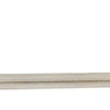 Scalloped Top Wood Encased Mirror with Molded Details Antique White By Casagear Home BM227370
