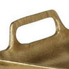 Decorative Tray | Rectangular Metal | Cut Out Handle | Gold