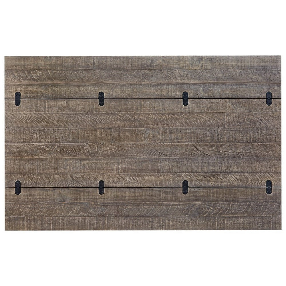 Sofa Table | Flip Top | Bottom Shelf | Brown & White BM227432