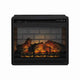Fireplace Inset | 23.75" | 7 Settings | Black Metal