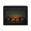 Fireplace Inset | 31.25" | 7 Settings | Black Metal