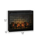 Fireplace Inset | 31.25" | 7 Settings | Black Metal