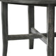 47 Inch Farmhouse Style Round Wooden Dining Table, Rustic Gray