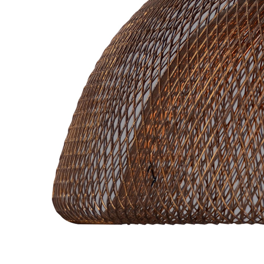 Mesh Chandelier | Dual Layer Design | Large | Rustic Bronze