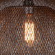 Mesh Chandelier | Dual Layer Design | Large | Rustic Bronze