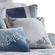 Comforter Set | 9 Piece Queen | Damask Print | Blue & Gray