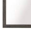Mirror | Square Frame | Transitional Style | Gray Wood