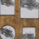 Photo Frame | Rectangular Wood | 4 Slot | Distressed Brown