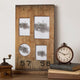 Photo Frame | Rectangular Wood | 4 Slot | Distressed Brown